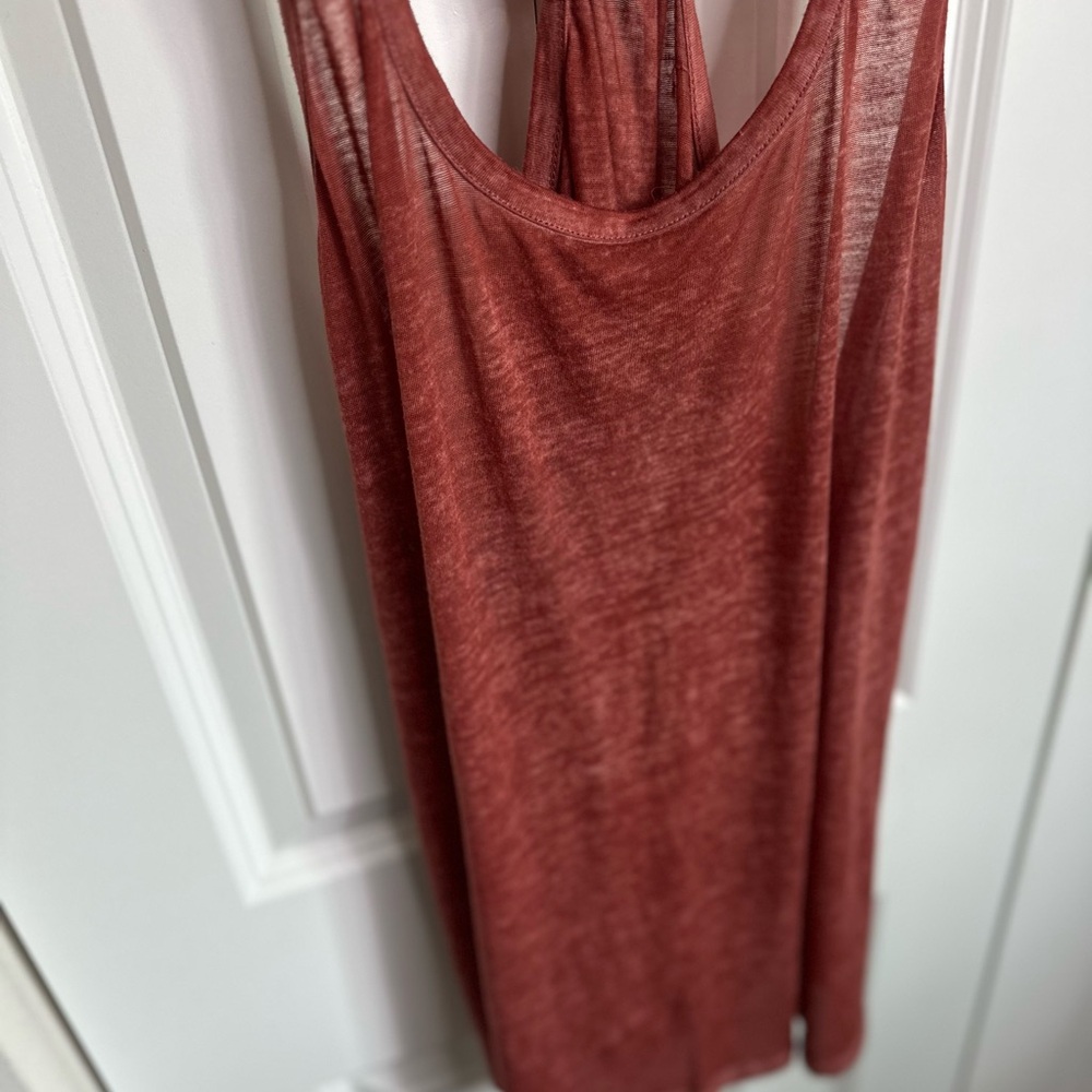 Maurices Rust Red Racerback Tank Top - Picture 3 of 7